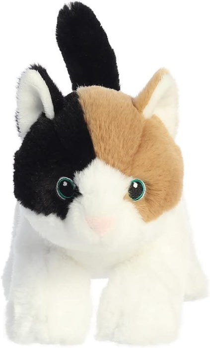 Aurora, 35049, Eco Nation Calico Cat, 8.5In, Recycled Soft Toy, Multi-Coloured