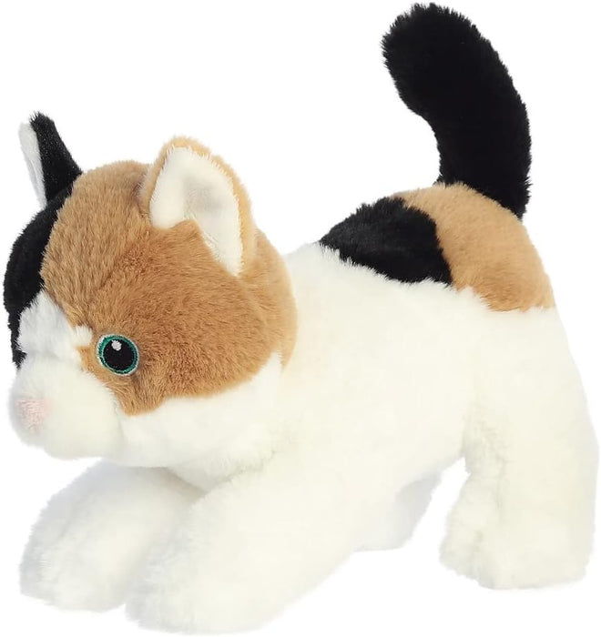 Aurora, 35049, Eco Nation Calico Cat, 8.5In, Recycled Soft Toy, Multi-Coloured
