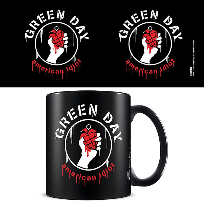 Pyramid International Green Day Mug in Presentation Gift Box (American Idiot Design) 11oz Ceramic Mug - Official Merchandise