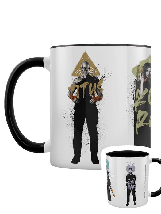 Pyramid International Mug intérieur noir avec inscription « Rebel Moon » (icônes du guerrier