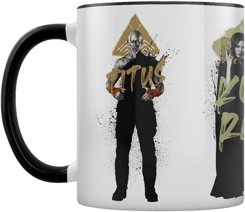Pyramid International Mug intérieur noir avec inscription « Rebel Moon » (icônes du guerrier