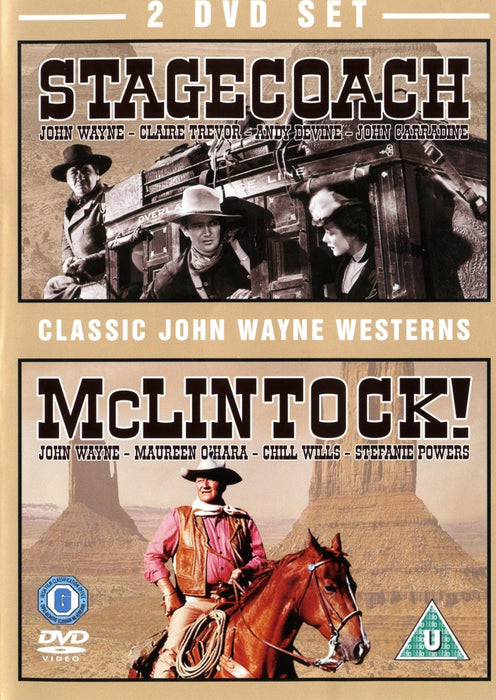 stagecoach and mclintock (2 dvd set)