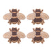 Sass & Belle Wooden Bee Coasters - Set of 4