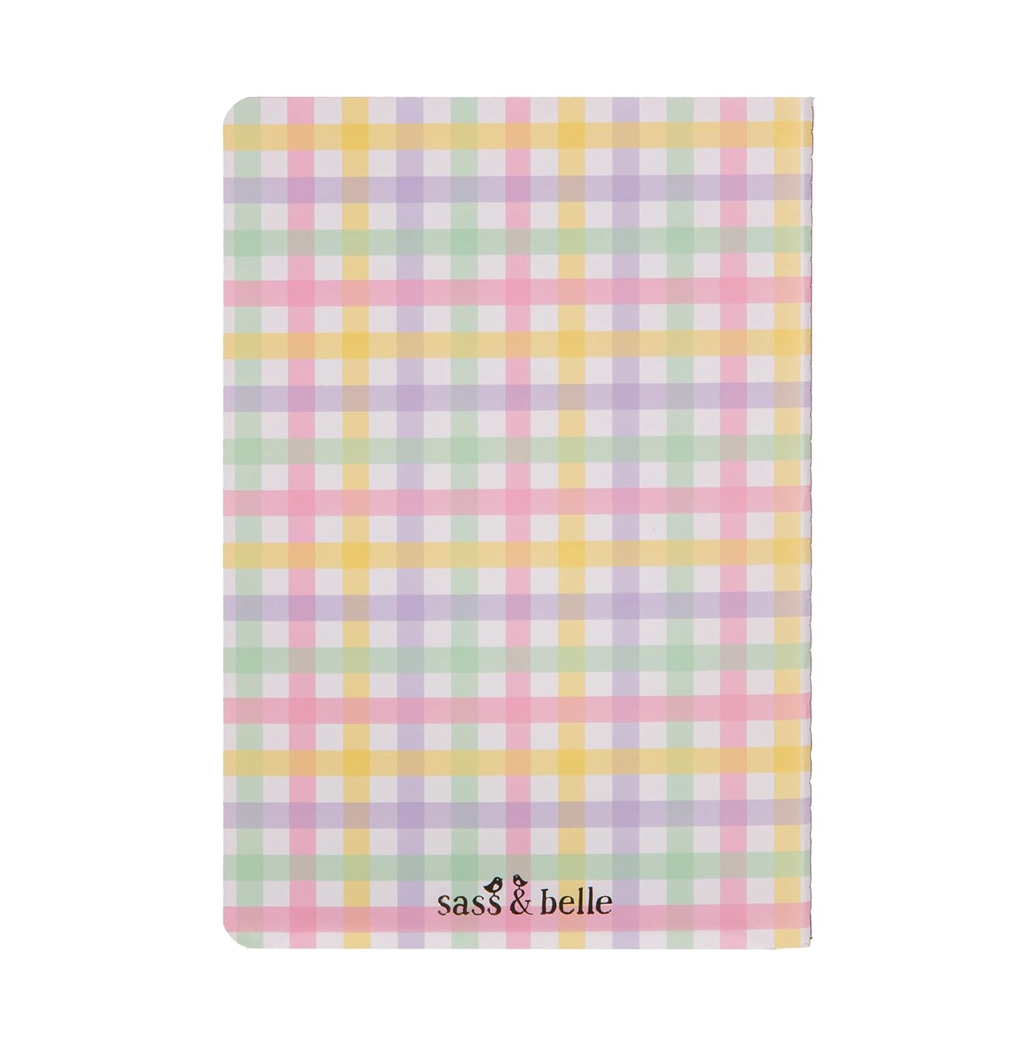 Sass & Belle Gingham Check A5 Notebook