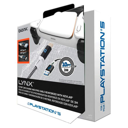 Playstation 5 - `Bionik, Lynx Usbc 3 Meter For Playstation 5 Reinforced With Kevlar«`