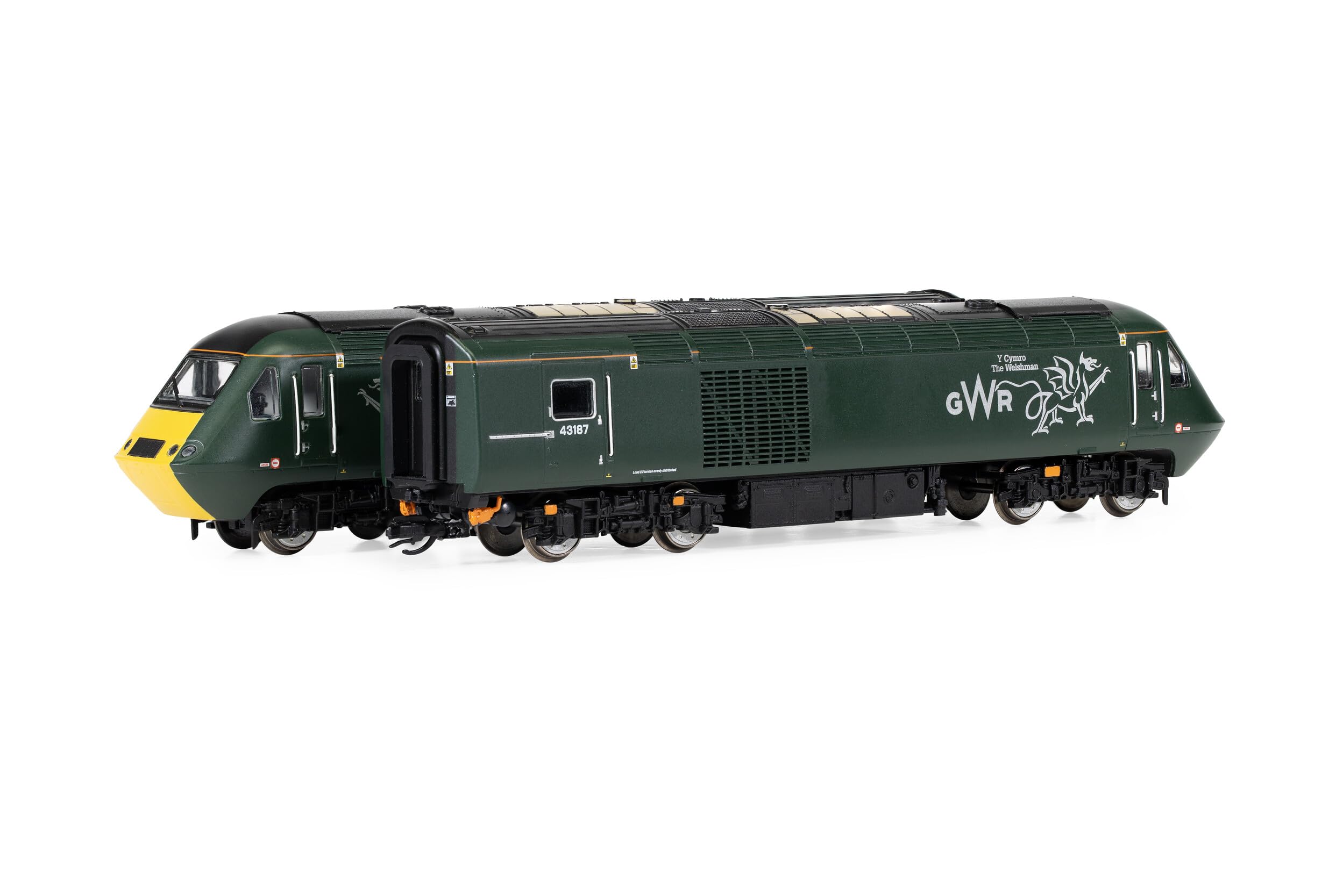 Hornby TT:120 Gauge TT3023M GWR, Class 43 HST Train Pack - Era 11 Loco - Diesel for Model Railway Sets
