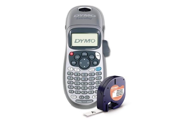 DYMO LetraTag LT-100H Beschriftungsgerät – Silver Edition INKL, Battery (2174577) Brand