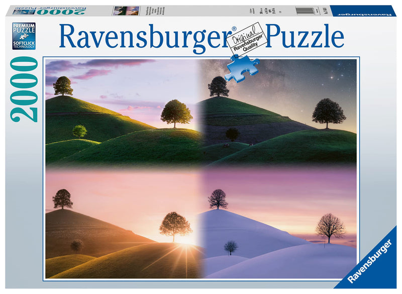 Ravensburger Puzzle 17443 Atmospheric Trees and Mountains 2000 Pieces Puzzle for Adults and Children from 14 Years