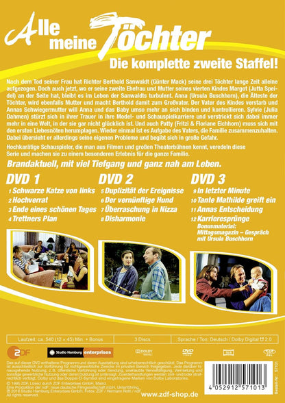 Alle meine Töchter - Die komplette zweite Staffel (3 DVDs)