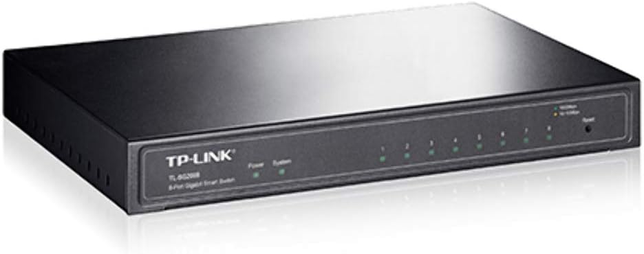TP-LINK TL-SG2008 8-Port Gigabit Smart Switch