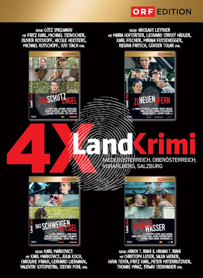 Landkrimi-Set 9: Der Schutzengel / Zu Neuen Ufern / Das Schweigen Der Esel / Dunkle Wasser