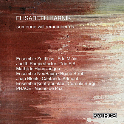Elisabeth Harnik: Someone Will Remember Us