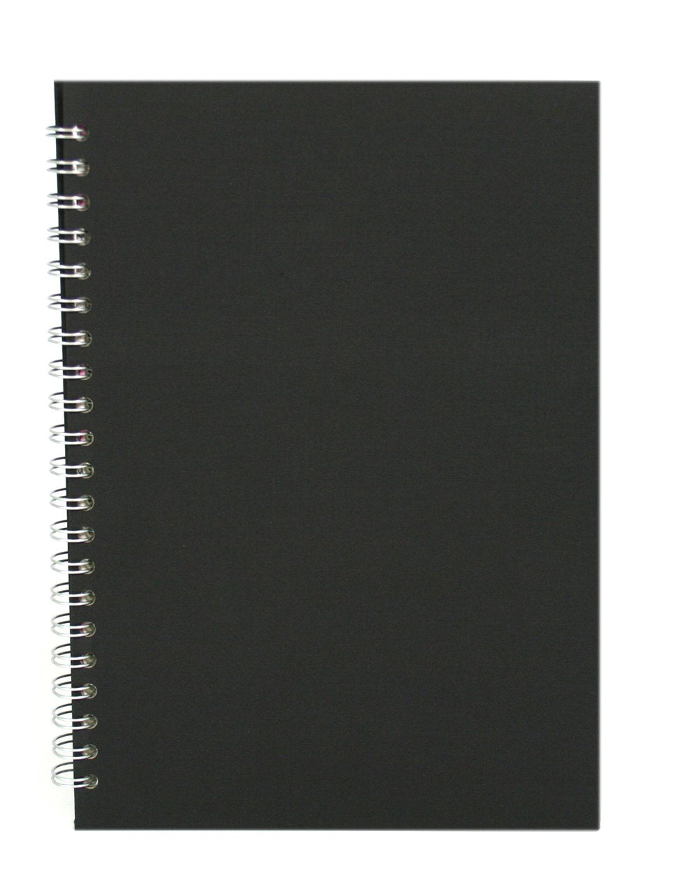 Pink Pig A4 Portrait Posh Silk Pig Off White Paper Sketchbook - Black