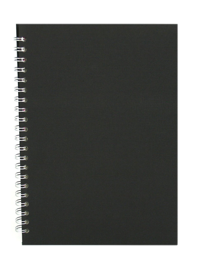 Pink Pig A4 Portrait Sketchbook | White Cartridge, 35 Leaves | Black