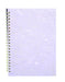 Pink Pig A4 Portrait Sketchbook | White Cartridge, 35 Leaves | Lilac