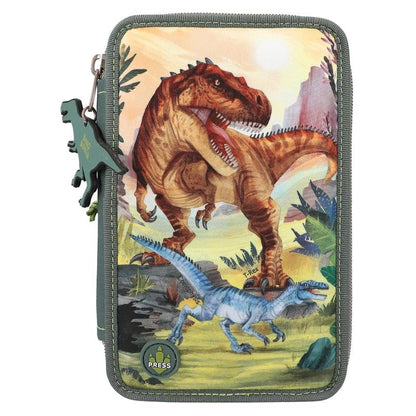 Dino World - Triple Pencil Case Led ( 0411772 )