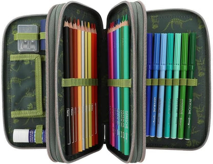 Dino World - Triple Pencil Case Led ( 0411772 )