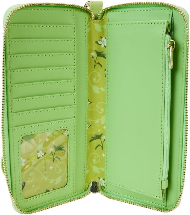 Loungefly Disney Princess and The Frog Tiana Lenticular Zip Around Kids Wallet Multi