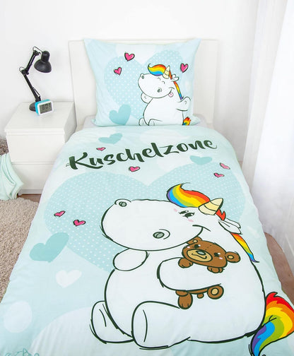Herding - Pummeleinhorn Duvet Set Cuddle Zone 135 X 200 Cm / 80 X 80 Cm