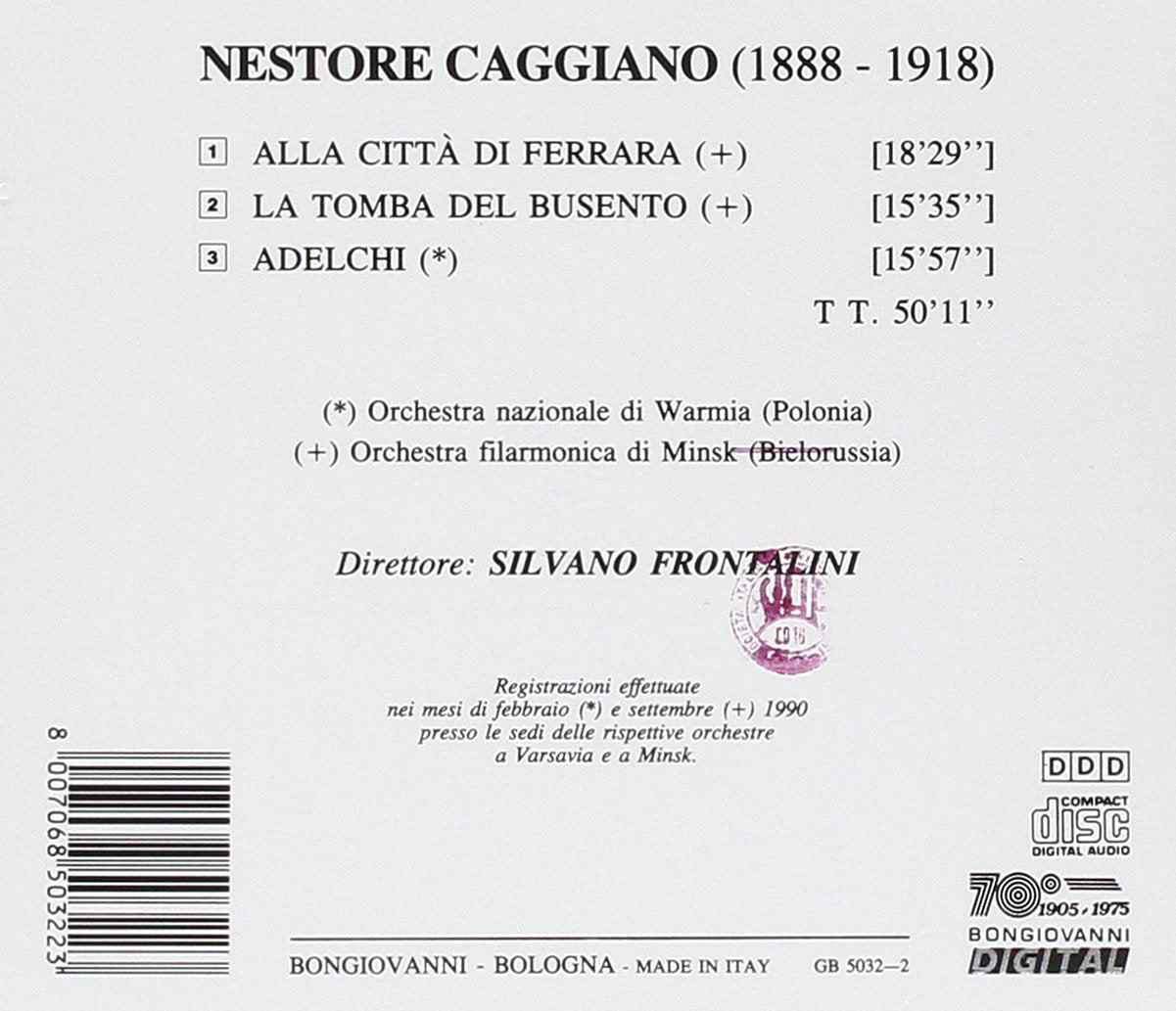 Alla Citta Di Ferrara / la Tomba Del Busento