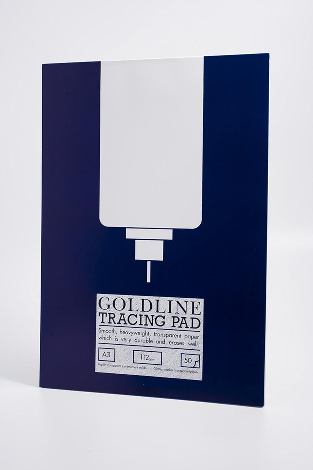 Clairefontaine - Ref GPT3A3Z - Goldline Heavyweight Tracing Pad (Contains 50 Sheets) - A3 (420 x 297mm) in Size, 112gsm Paper, FSC-Certified - Suitable for Tracing Items