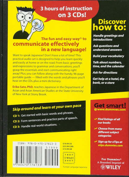 Japanese For Dummies Audio Set