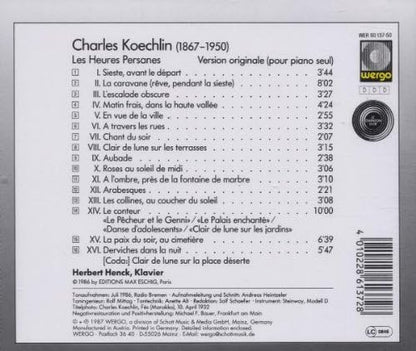 Les Heures Persanes-16 Pieces for Piano