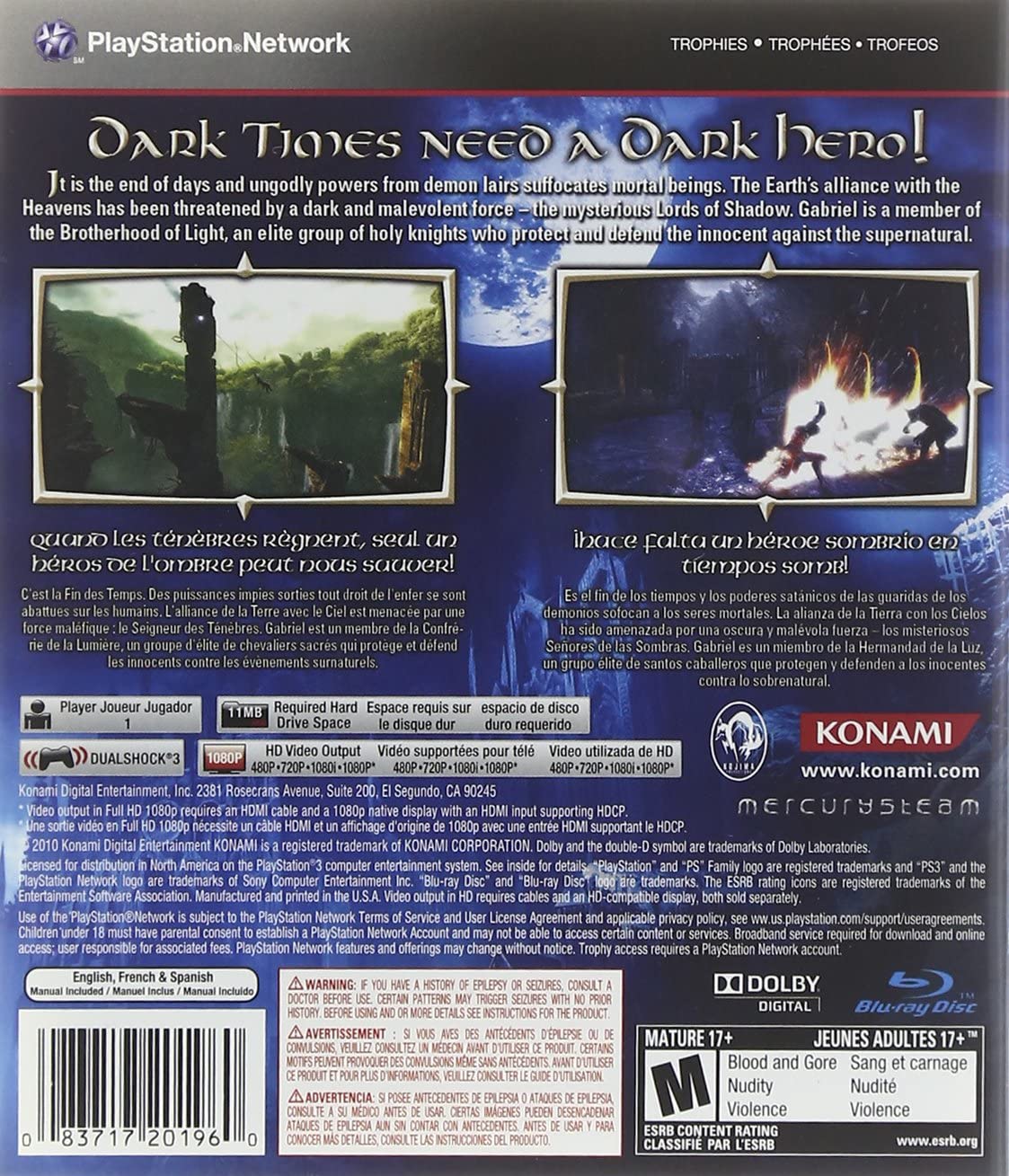 Konami Castlevania: Lords of Shadow