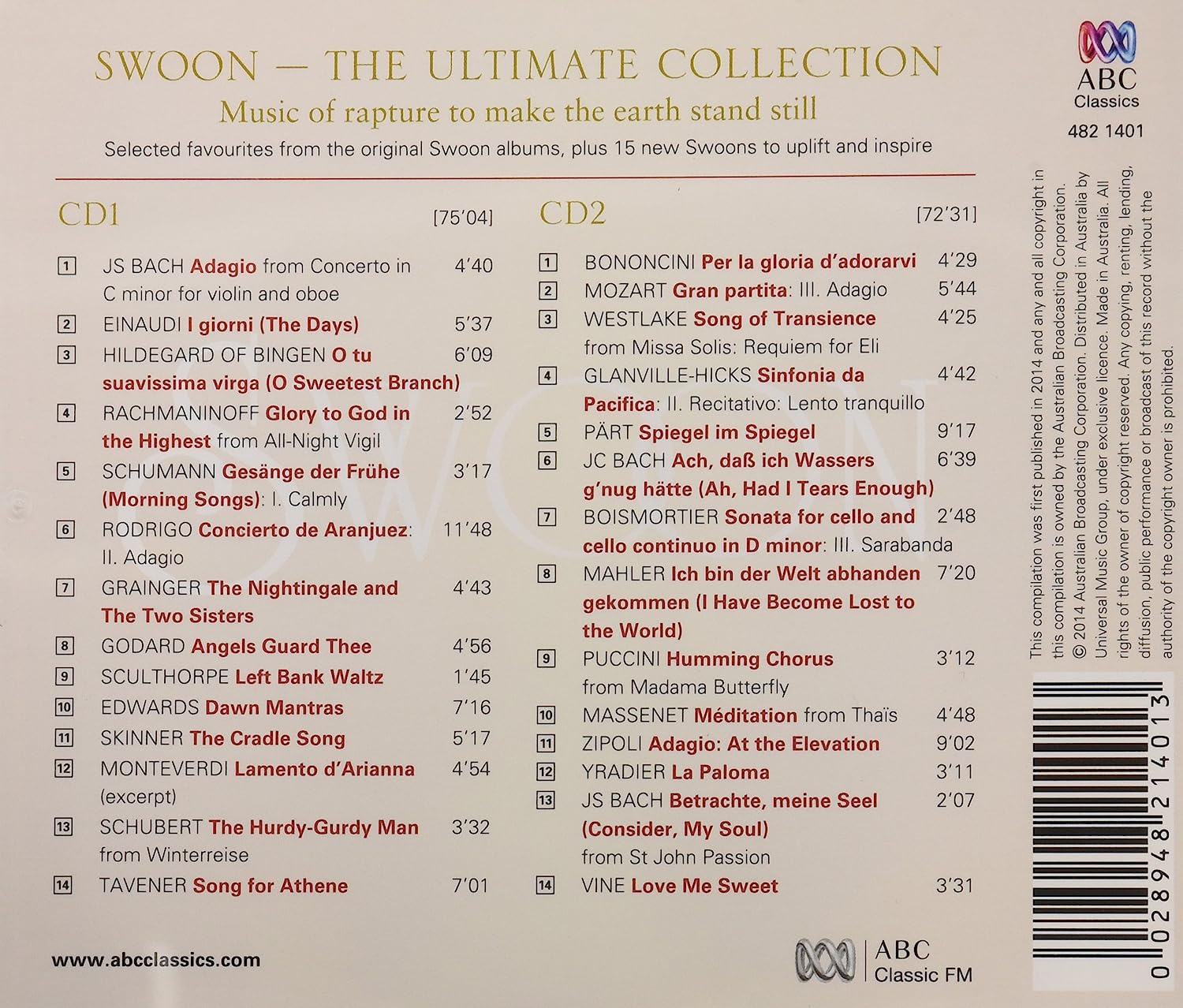 Swoon: The Ultimate Collection