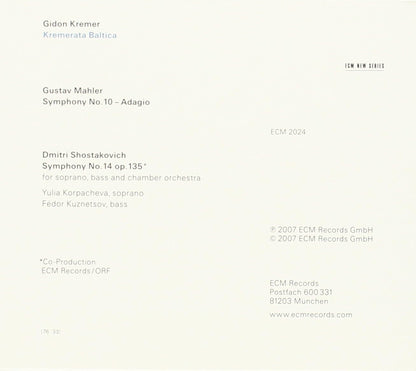 Adagio/symphony No. 14 (Kremer, Kremerata Baltica)