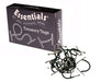 Whitecroft Essentials 27171/10 51 mm Metal Ended Treasury Tag - Green (Pack of 100