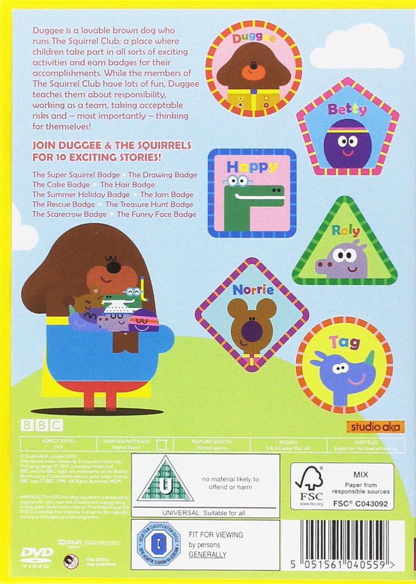 Hey Duggee – The Super Squirrel Badge & Other Stories