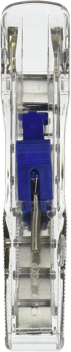 Rapesco RC6008SS Supaclip 60 See Through Heavy Duty Dispenser and 8 Stainless Steel Clips