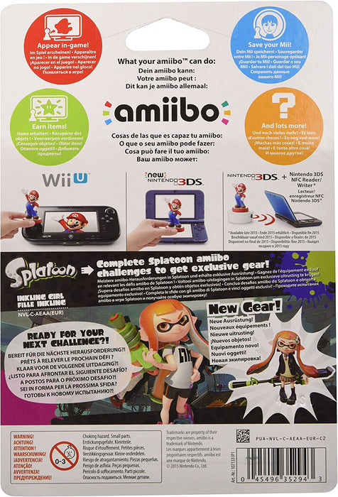 Splatoon Girl amiibo (Nintendo Wii U/3DS) Nintendo Wii U/3DS Splatoon Girl