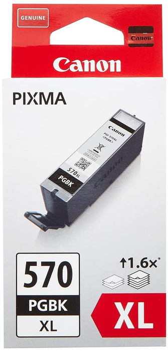 Canon PGI-570XL Cartucho de Tinta BK para Impresora de Inyeccion Pixma MG5750/51/52/53-MG6850/51/52/53-MG7750/51/52/53TS5050/51/53/55-TS 6050/51/52TS8050/51/52/53-TS 9050/55