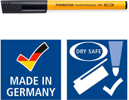 STAEDTKER 309-9 Handwriting Pen - Black (Box of 10)