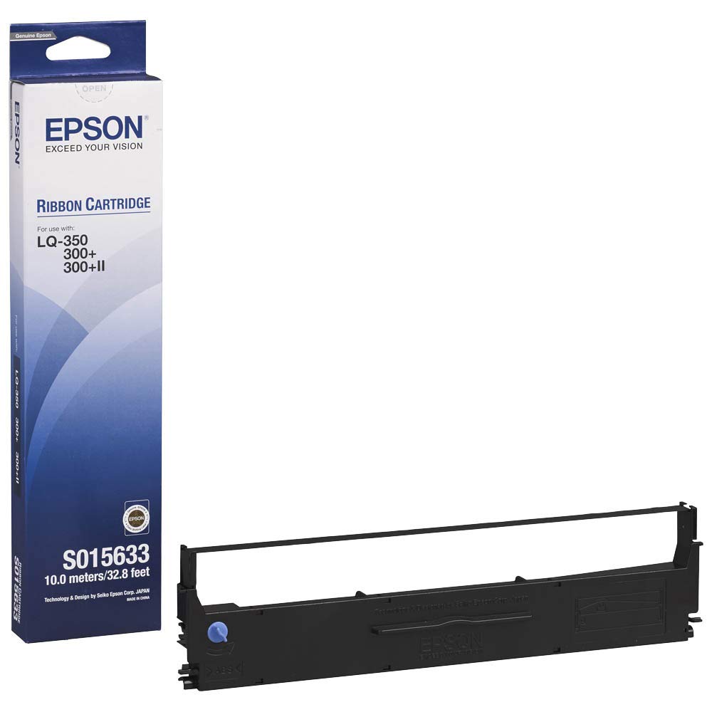 Epson C13S015633 Ink Ribbon Cartridge for LQ-350 / 300 / + / + II 2.5 Million Characters Nylon