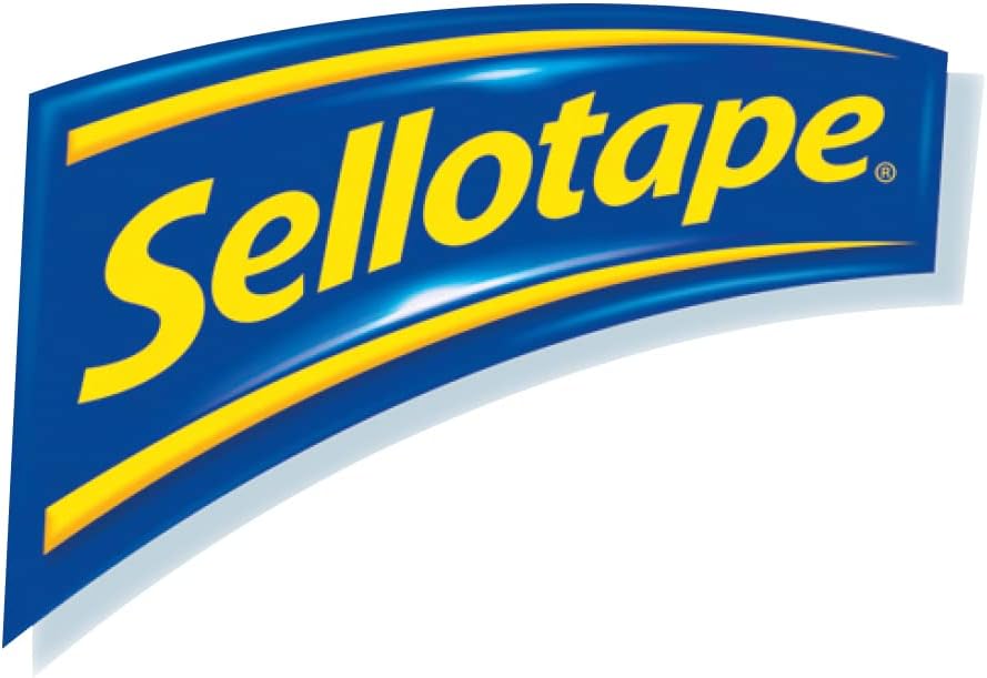 Sellotape Original Golden Tape Roll Non-static Easy-tear Retail Pack 18mmx25m Ref 1443169 {Pack 8] 1 Gold