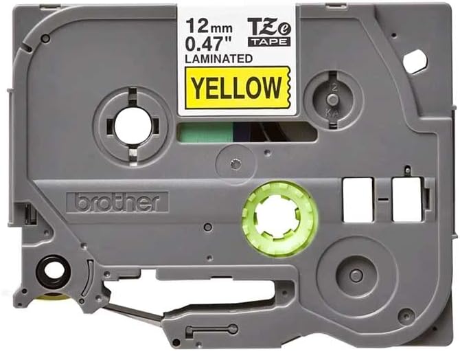 Brother - Labels - Laminated Tape - Black, Yellow - Roll (1.2 cm) - 1 pcs.