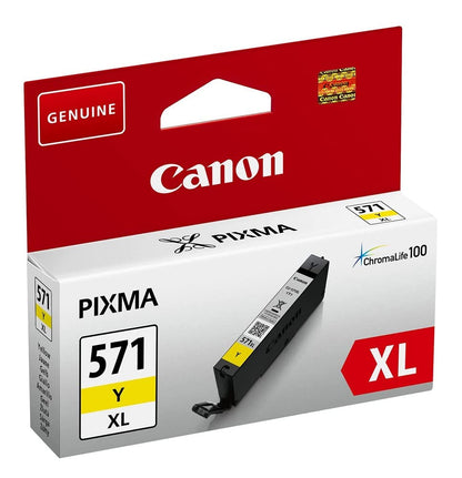 Canon Originaltinte CLI-571XL Y, Größe XL, Gelb, Recyclebare Verpackung