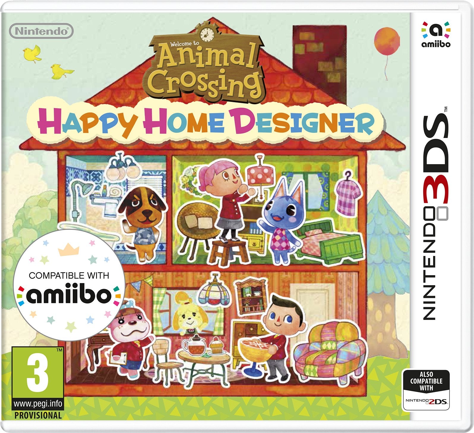3Ds Animal Crossing: Happy Home Designer + Special Amiibo Card (Eu