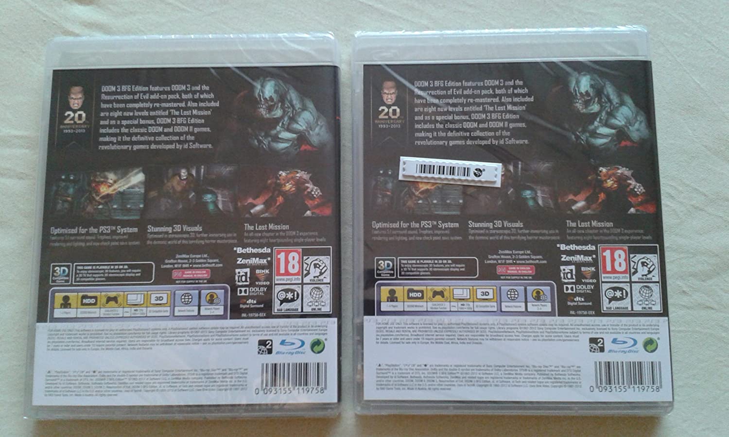 Doom 3 BFG Edition (PEGI) /PS3