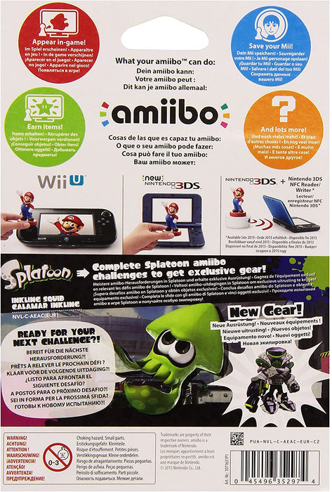 Splatoon Squid amiibo (Nintendo Wii U/3DS) Nintendo Wii U/3DS Splatoon Squid