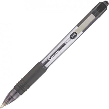 Zebra Z-Grip Smooth Ballpoint Pen - Black (Pack of 12