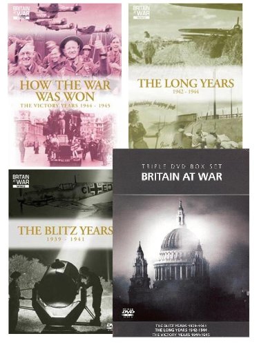 Britain At War - Triple DVD Box Set: The Blitz Years 1939-1941, The Long Years 1942-1944, The Victory Years 1944-1945