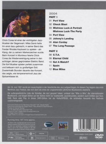 Chick Corea Electric Band - Live at Montreux 2004 - KulturSpiegel Edition