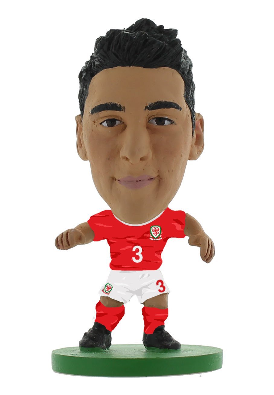 SoccerStarz SOC1044 The Officially Licensed Wales National Team Figure of Neil Taylor in Home Kit