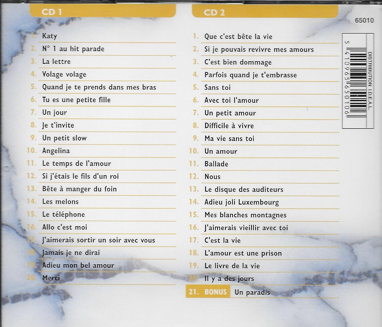 40 Chansons Inoubliables + Bonus