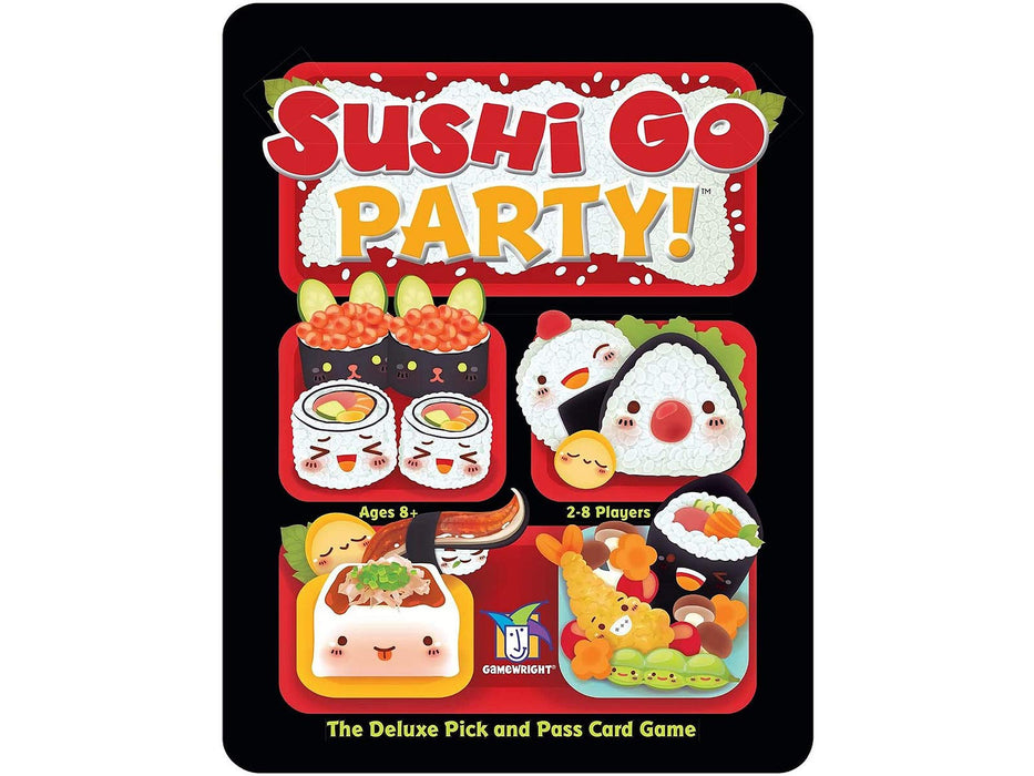 Gamewright | Sushi Go Party Game | Card Game | Ages 8+ | 2-8 Players | 20 Minutes Playing Time