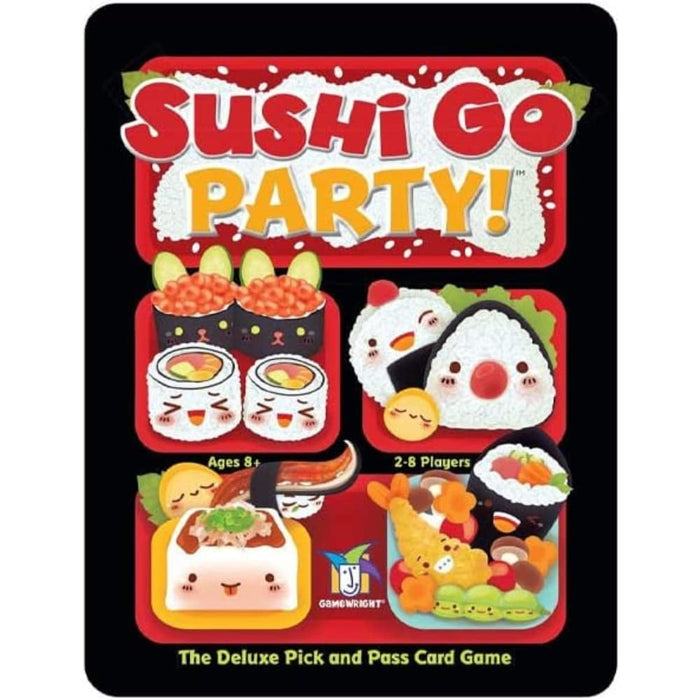 Gamewright | Sushi Go Party Game | Card Game | Ages 8+ | 2-8 Players | 20 Minutes Playing Time